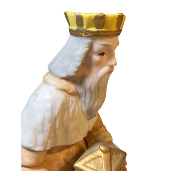 Homco 5603 CERAMIC CHRISTMAS NATIVITY Kneeling WISEMAN REPLACEMENT - Picture 12 of 12